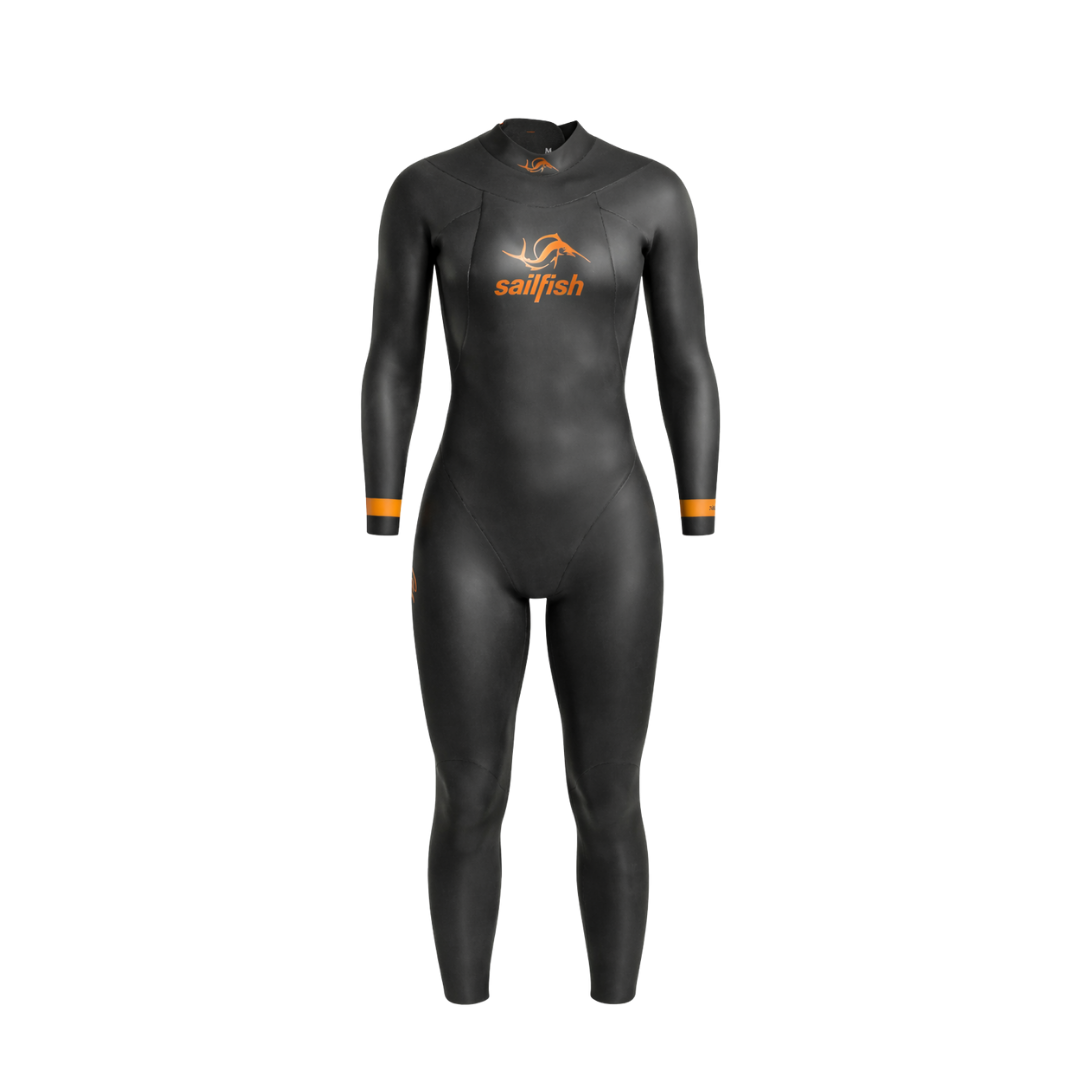 Sailfish IGNITE 3 Wetsuit Mujer Negro/Naranja