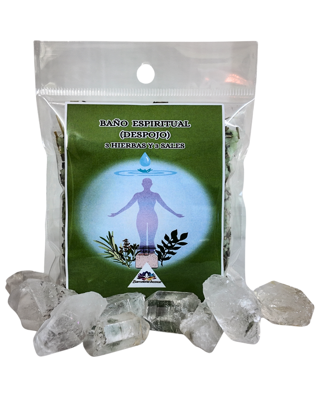 Sal de Baño Espiritual para Despojo y Descarga Energética