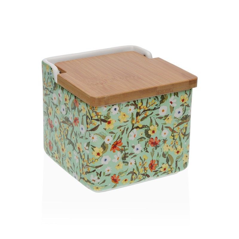 Salero para Cocina Tapa Bambú Fiore