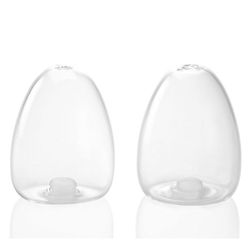 Salero y pimentero de vidrio de 100ml, Ø6x8cm