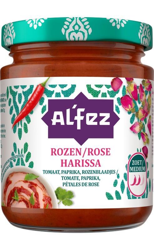 Salsa Árabe Harissa Pasta Rose 180G Al'Fez