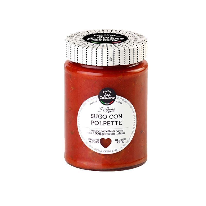 Salsa con Tomate y Albondigas San Cassiano Italia 290 grs