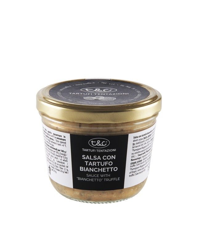 Salsa con Trufa Bianchetto 8% 180 grs Tartufi Tentazioni