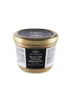 Salsa con Trufa Bianchetto 8% 180 grs Tartufi Tentazioni
