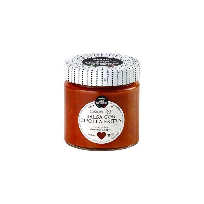 Salsa de tomate con cebolla frita San Cassiano Italia 190 grs