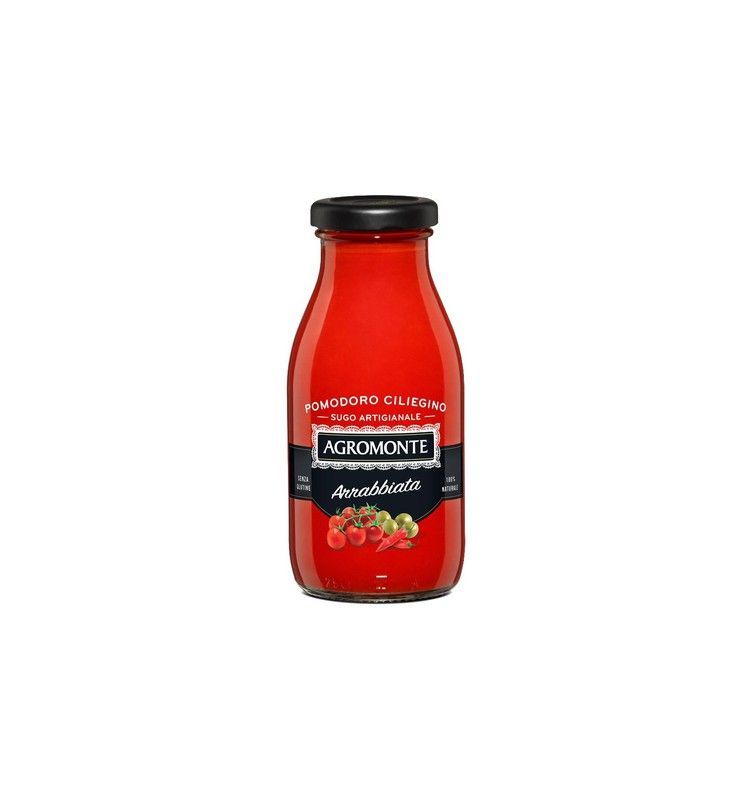 Salsa italiana agromonte arrabbiata 260 grs