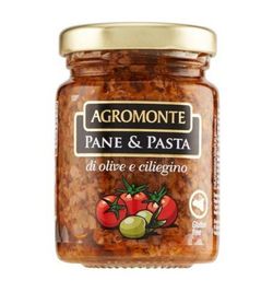 Salsa pan & pasta oliva y ciliegino agromonte 106 grs