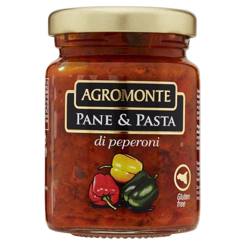 Salsa pan & pasta peperoni dulce agromonte 106 grs