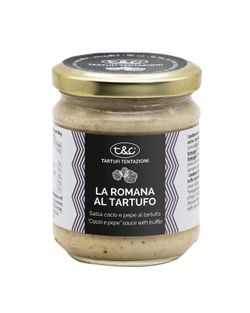 Salsa Romana con Trufa Calcio e Pepe 170 grs Tartufi Tentazioni