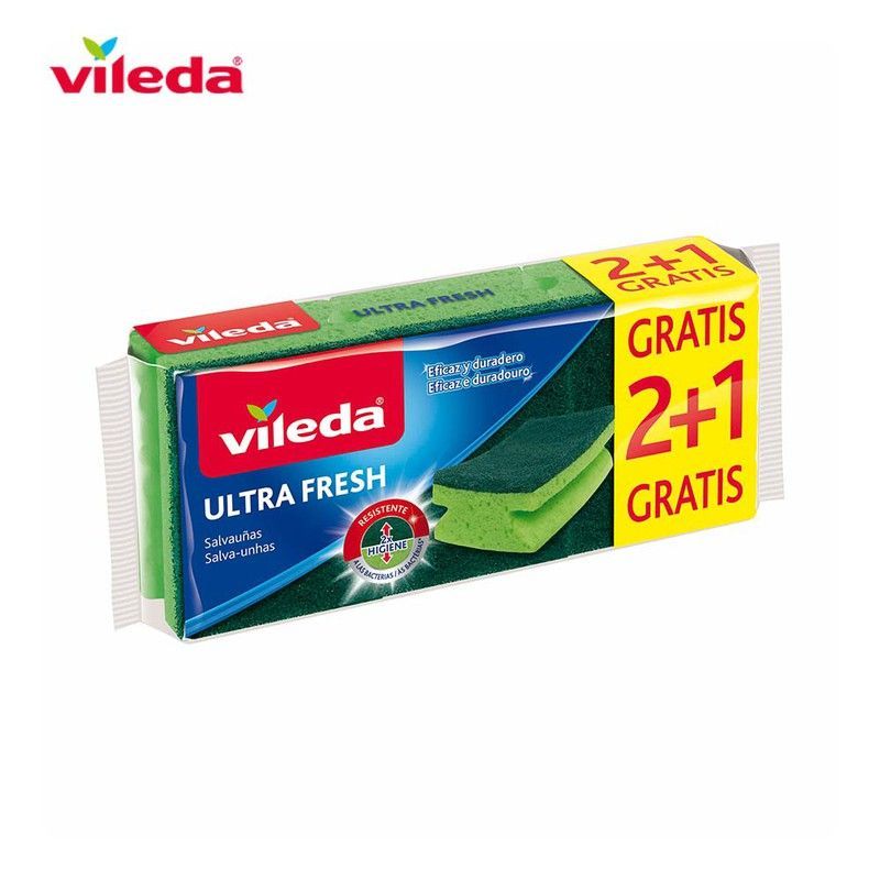 Salva uñas verde 2+1 ultrafresh 162297 vileda