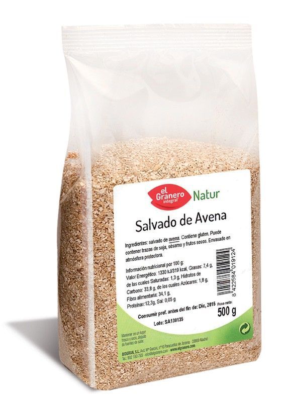 Salvado Avena 500 Gr