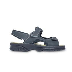 Sandalia Todoterreno De Piel Para Hombre Negro