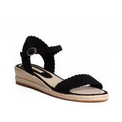 Sandalia Zira Plana Negro marca Corina REF M3410