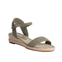 Sandalia Zira Plana Verde Kaki marca Corina REF M3410