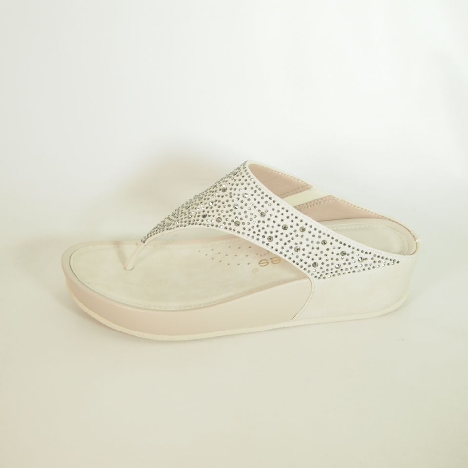 Sandalias Amarpies ABZ26579 Esclava Beige