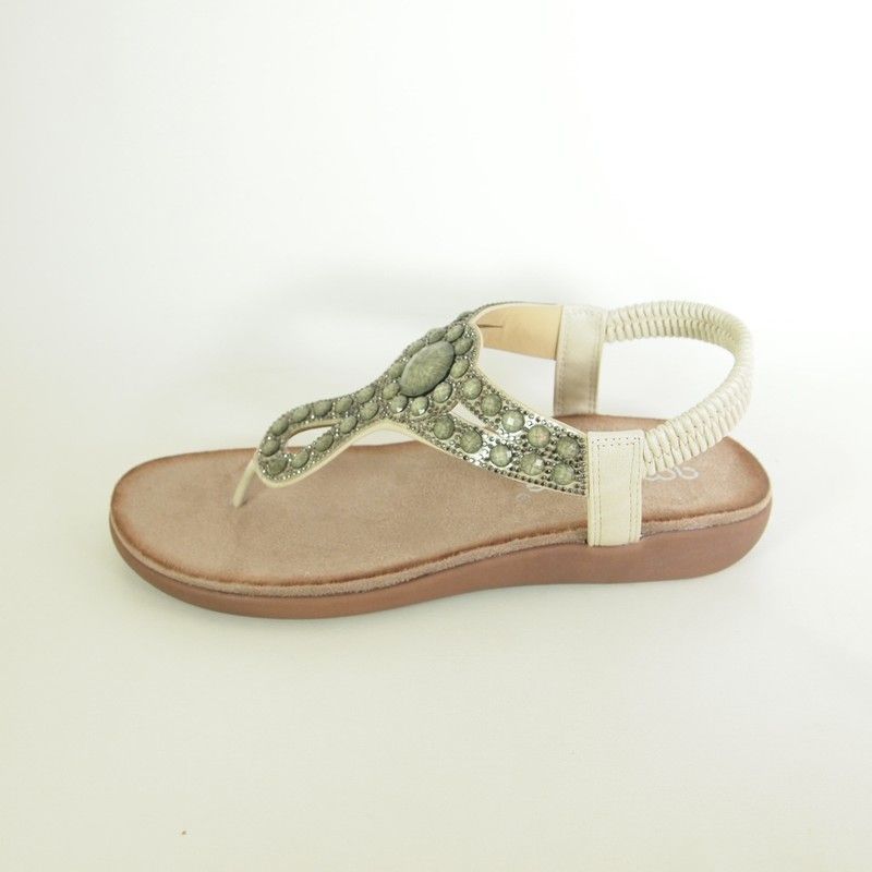 Sandalias Amarpies ABZ26667 Beige
