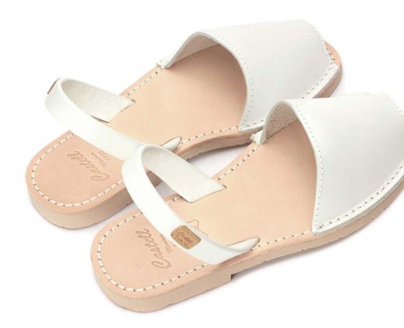 Sandalias Castell Piel Blanco
