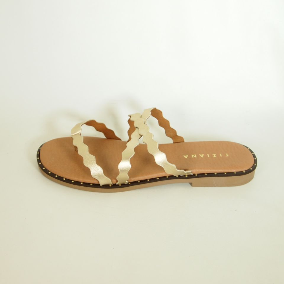 Sandalias Idee Italiane XXXX Garden 22 Champagne