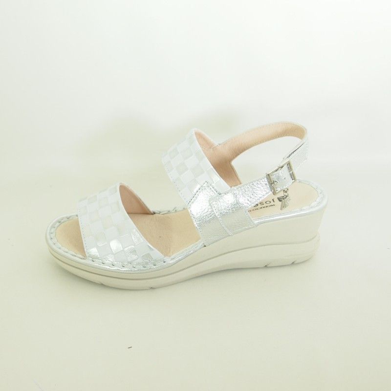 Sandalias José Sáenz Verónica 4225D-MT Plata