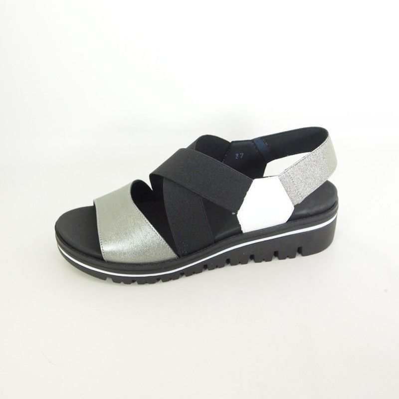 Sandalias Piesanto 220787 Acero-Blanco