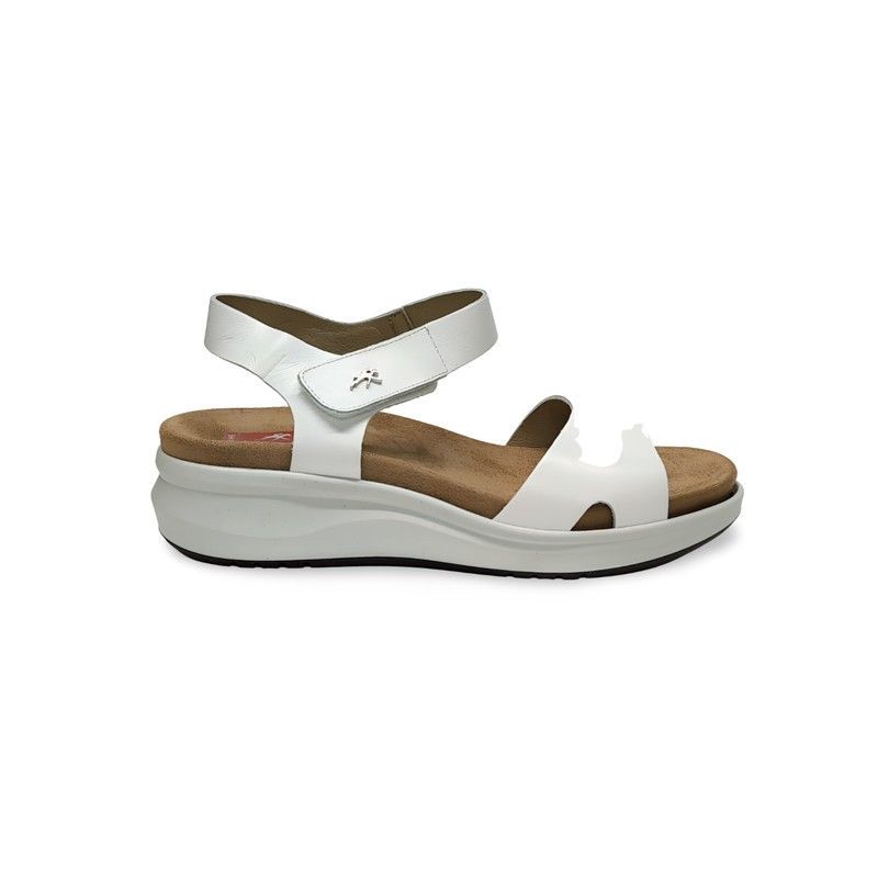 Sandalias Y Zue Fluchos 1475 piel blanco
