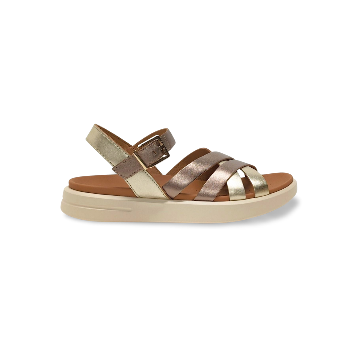 Sandalias Y Zue Geox D35PAB piel dorado