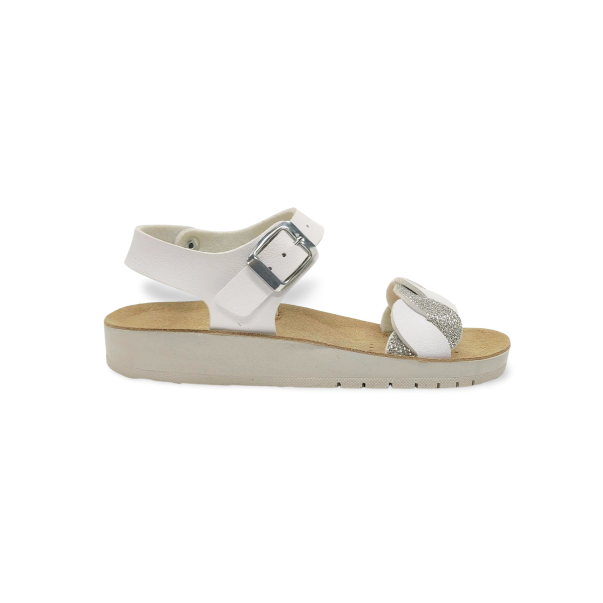 Sandalias Y Zue Geox J55EAE piel vegana blanco