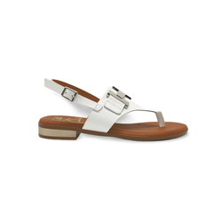 Sandalias Y Zue Sandals 5860 piel blanco