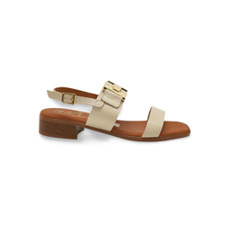 Sandalias Y Zue Sandals 5892 piel beig