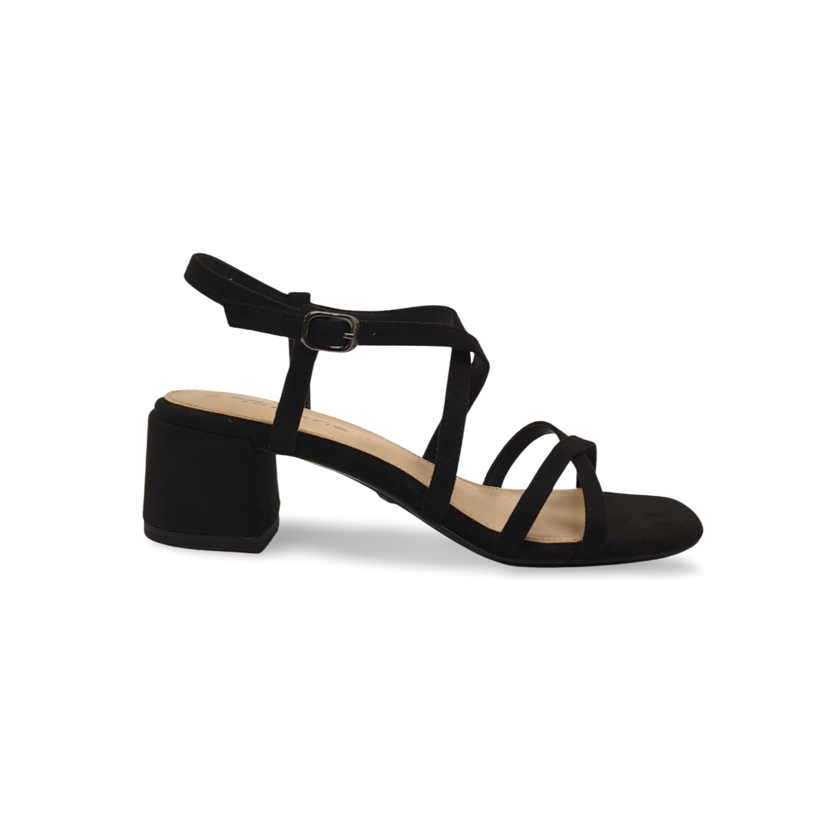 Sandalias Y Zue Tamaris 28204 textil negro