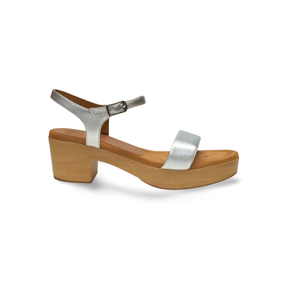 Sandalias Y Zue Unisa IRITA piel plateado