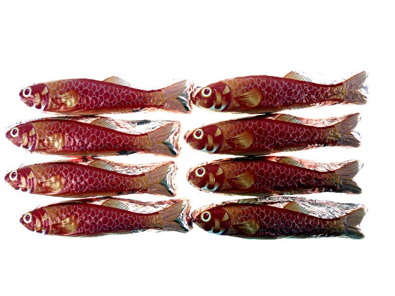 Sardinas de chocolate con leche (200 unidades)