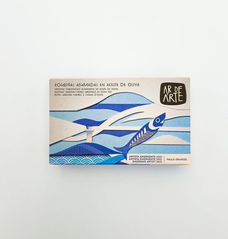Sardinilla Ahumada en AOVE Ar de Arte Conservas Galicia Gourmet 115 grs