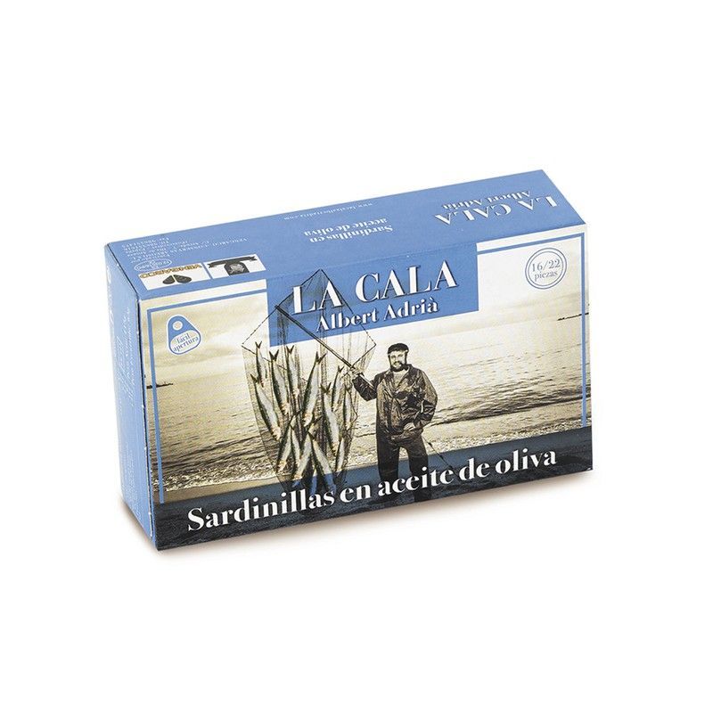 Sardinillas aceite de oliva rr-125 25/35 u la cala albert adrià