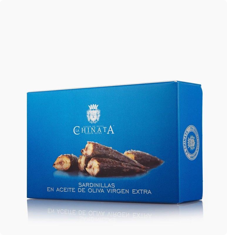Sardinillas aceite oliva la chinata 120 grs