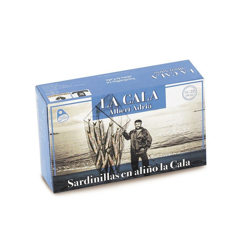 Sardinillas en aliño picante rr-125 16/22 u la cala albert adrià