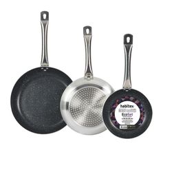 Sarten Alum. Lote 3: 18-22-26Cm. Habitex