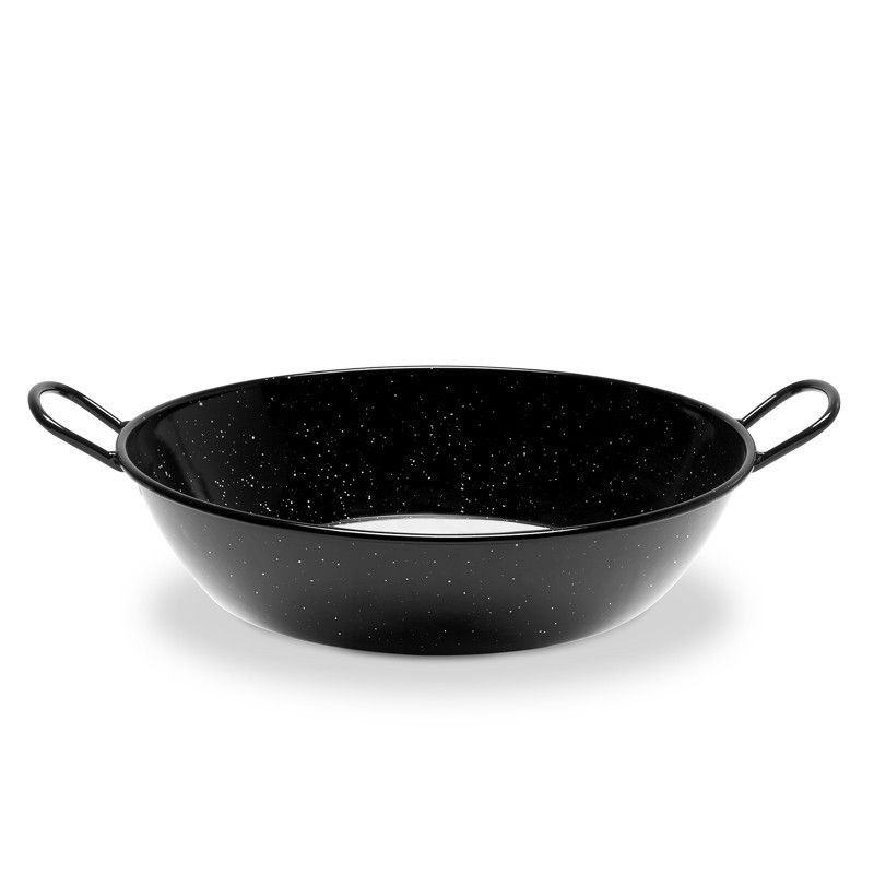 Sartén honda esmaltada con asas 45 cm