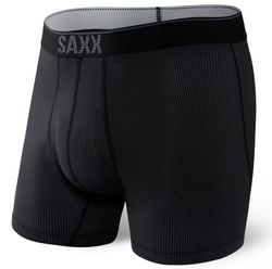 SAXX QUEST BOXER BRIEF FLY BLACK II