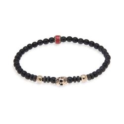 SB050B Pulsera Plata de Palo hombre modelo Skull calavera