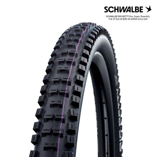 SCHWALBE BIG BETTY Evo, Super Downhill, TLE 27.5x2.40 B/B-SK ADDIX Ultra Soft