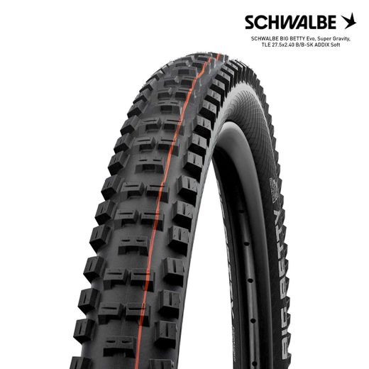 SCHWALBE BIG BETTY Evo, Super Gravity, TLE 27.5x2.40 B/B-SK ADDIX Soft