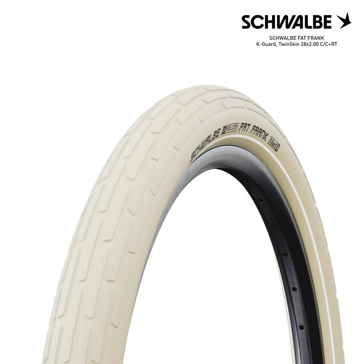 SCHWALBE FAT FRANK K-Guard, TwinSkin 28x2.00 C/C+RT