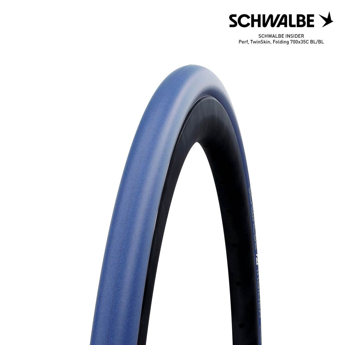 SCHWALBE INSIDER Perf, TwinSkin, Folding 700x35C BL/BL