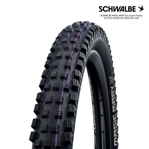 SCHWALBE MAGIC MARY Evo, Super Gravity, TLE 29x2.40 B/B-SK ADDIX Ultra Soft