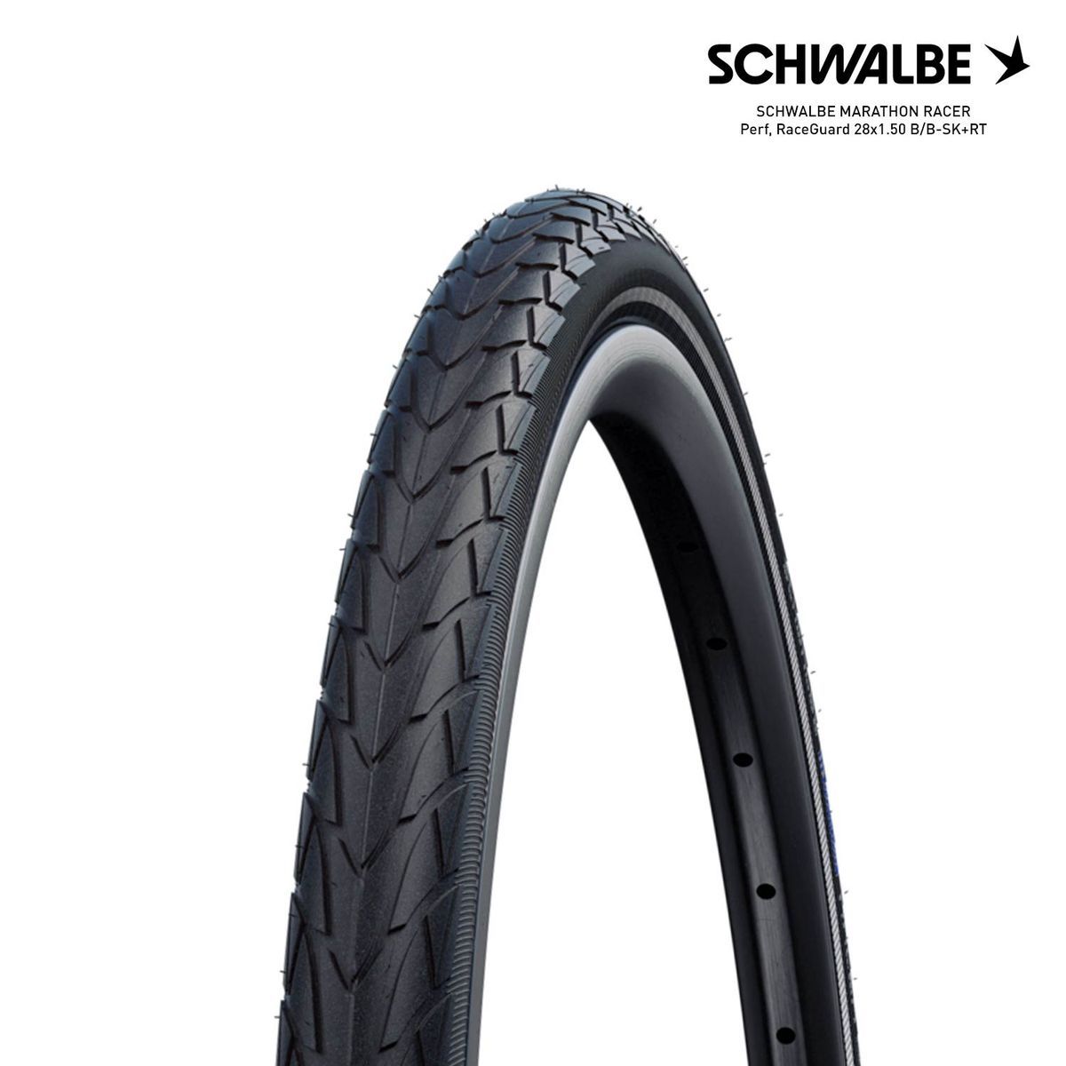 SCHWALBE MARATHON RACER Perf, RaceGuard 28x1.50 B/B-SK+RT