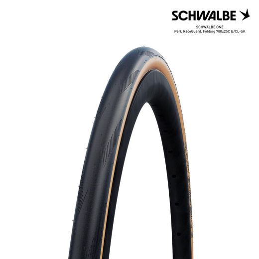 SCHWALBE ONE Perf, RaceGuard, Folding 700x25C B/CL-SK