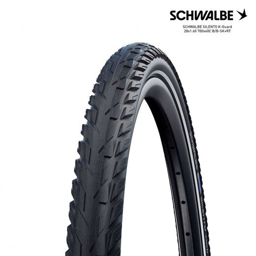 SCHWALBE SILENTO K-Guard 28x1.60 700x40C B/B-SK+RT