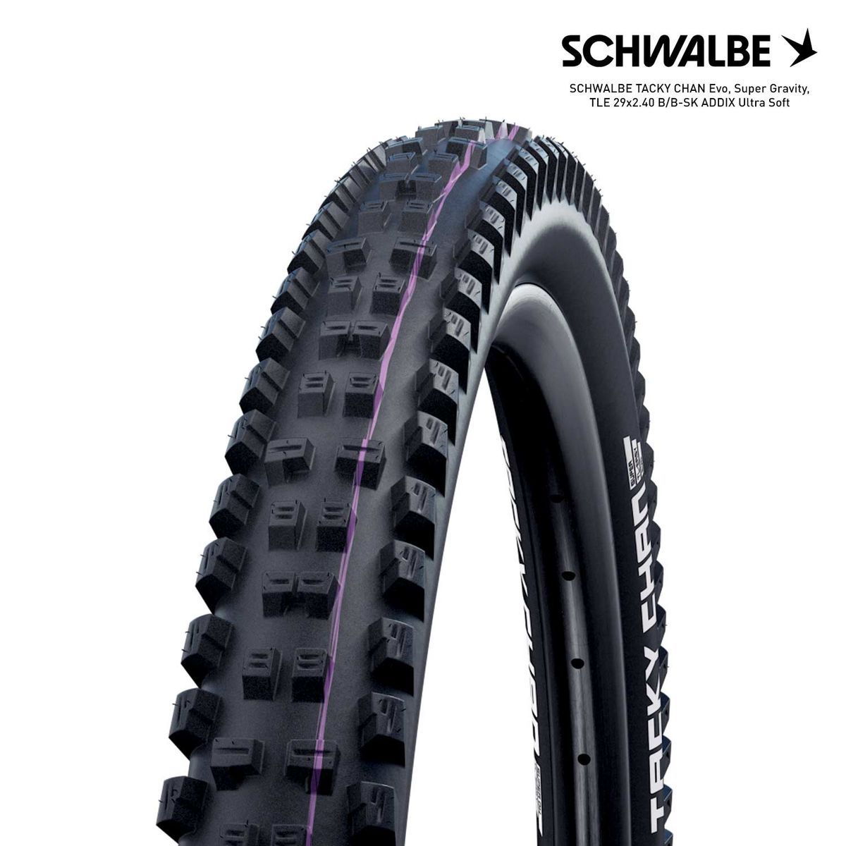SCHWALBE TACKY CHAN Evo, Super Gravity, TLE 29x2.40 B/B-SK ADDIX Ultra Soft