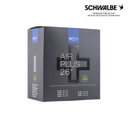 SCHWALBE TUBE AV13-AP AIR PLUS 40/62-559 (26") IB AGV 40mm